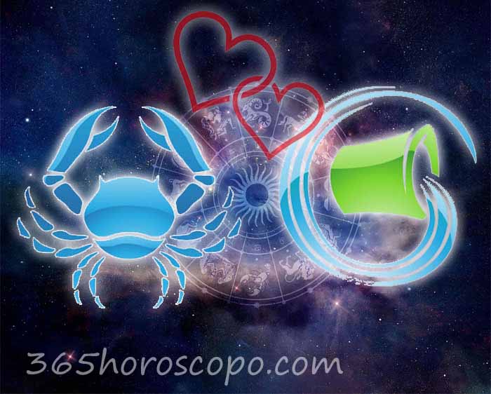 Compatibilidad Cáncer y Acuario : horóscopo en el amor