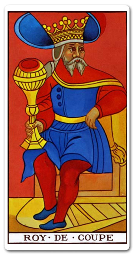 Rey de Copas significado de la carta del tarot