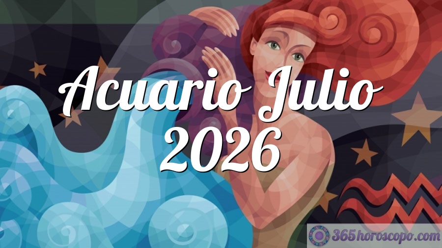 Horóscopo Acuario Julio 2026 - Tarot, Horóscopo mensual