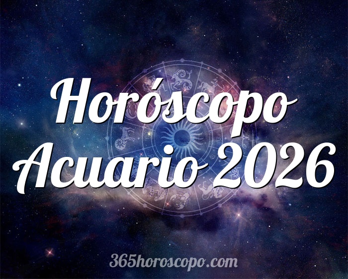 Horóscopo Acuario 2026 - Tarot Horóscopo mensual de Acuario